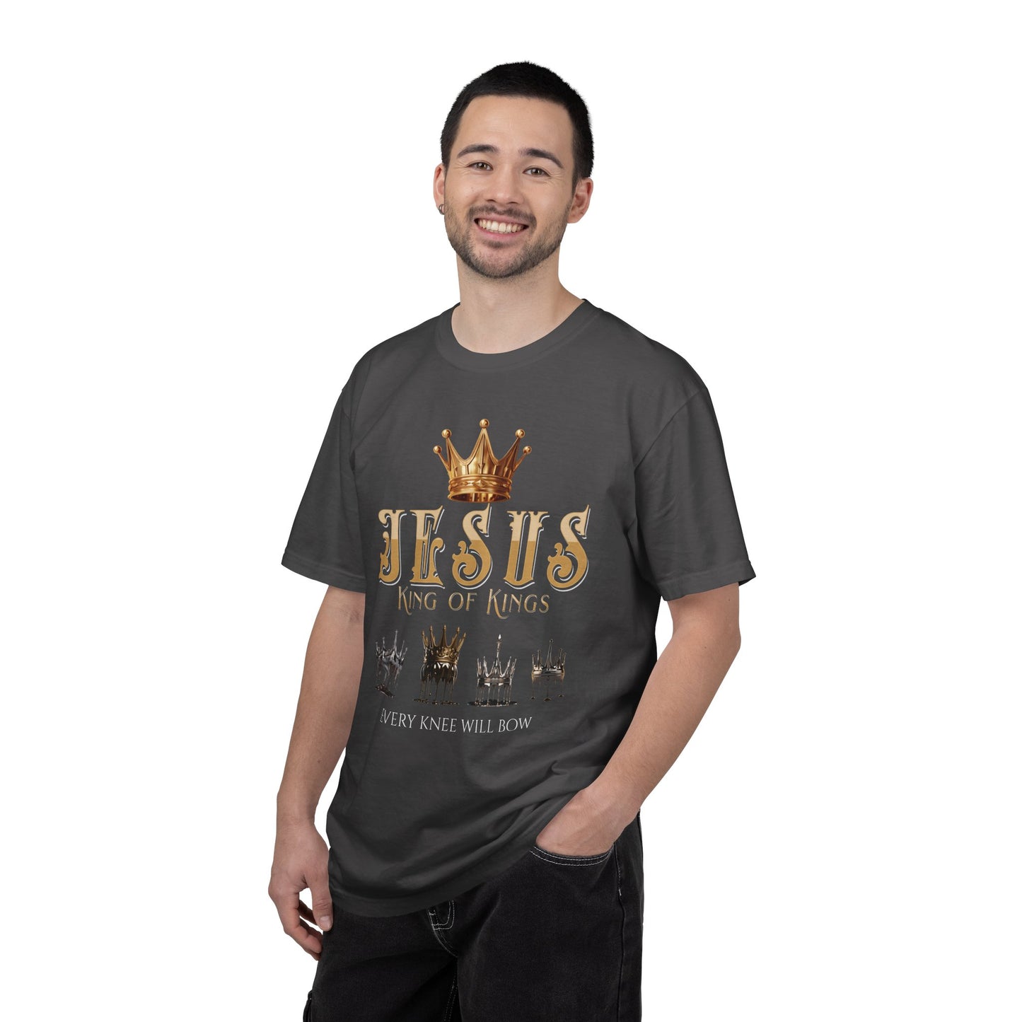 Jesus King of Kings - Every Knee Will Bow Christian Tee