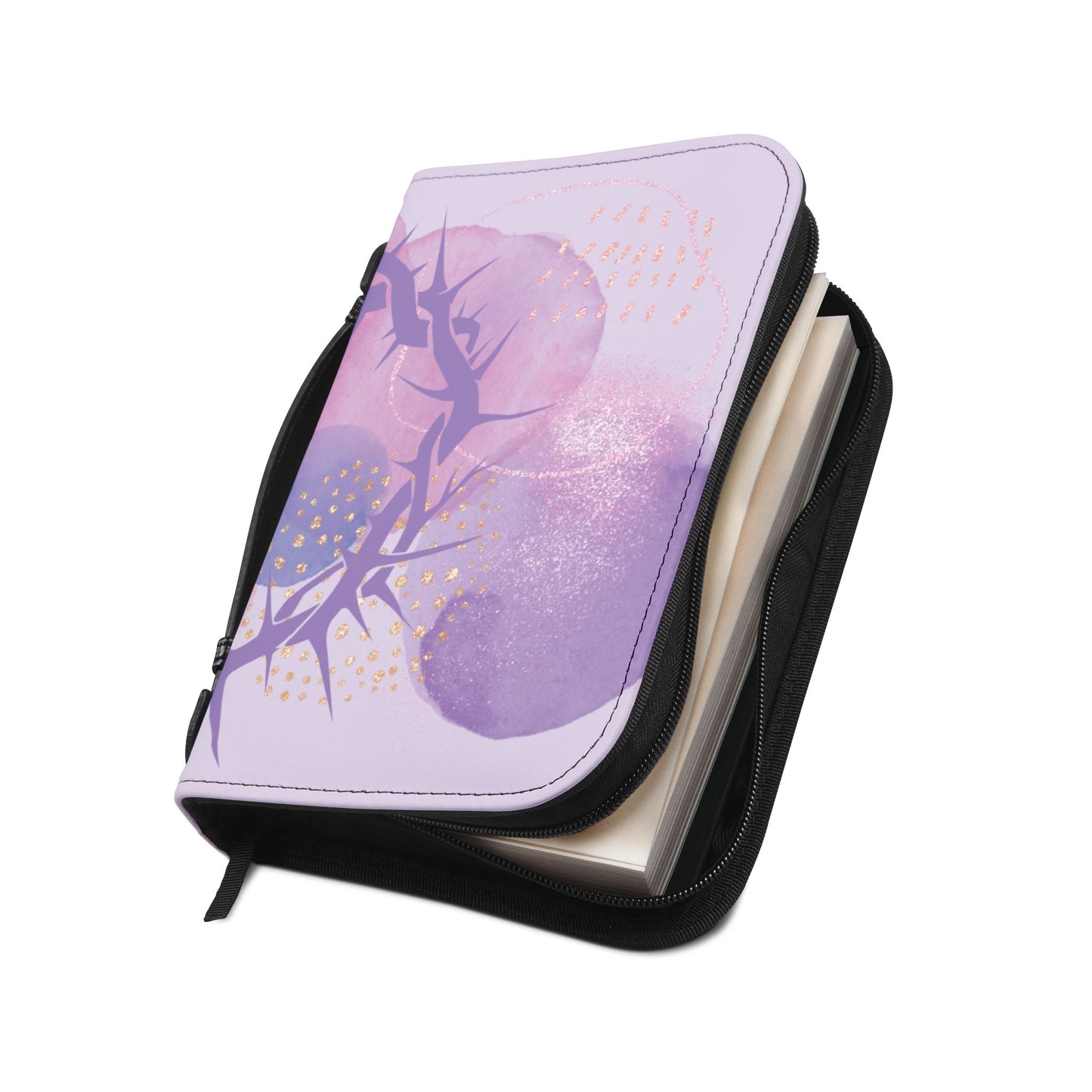 Feminine Faith Watercolor & Crown - Bible Cover
