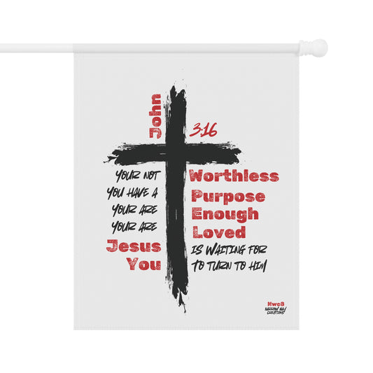 Inspirational Garden Banner — Faith-Based Outdoor Decor That Speaks Life