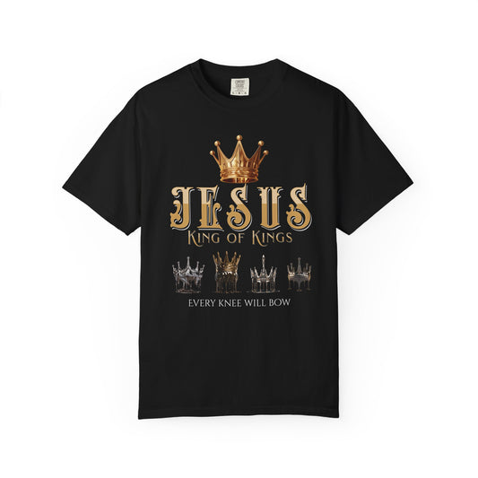 Jesus King of Kings - Every Knee Will Bow Christian Tee