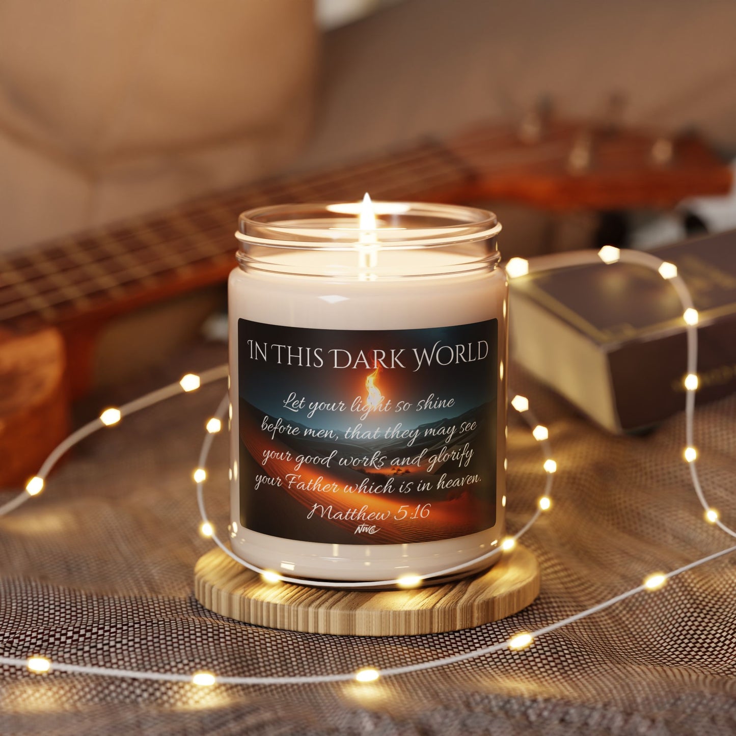 Let Your Light Shine - Matthew 5:16 Soy Candle 9oz