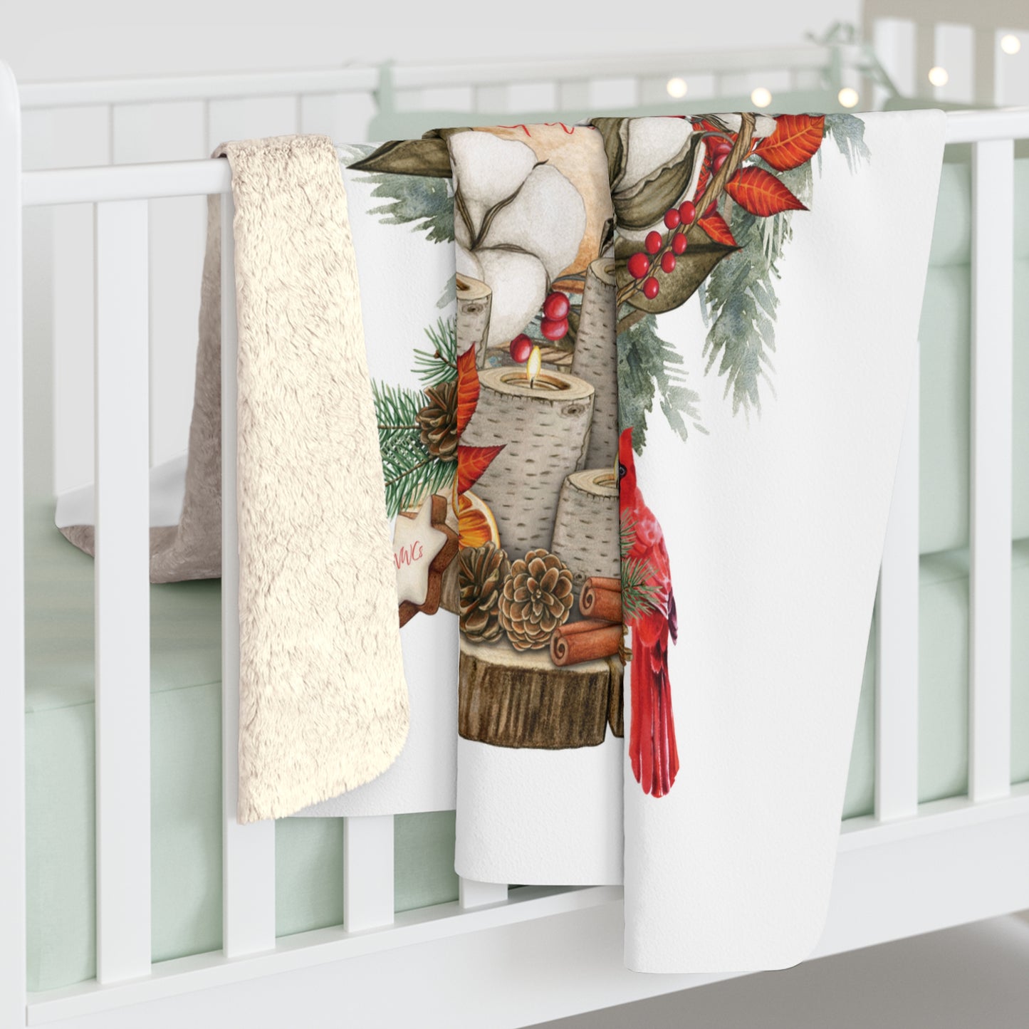 Weary in Well Doing - Harvest Winter Sherpa Fleece Blanket