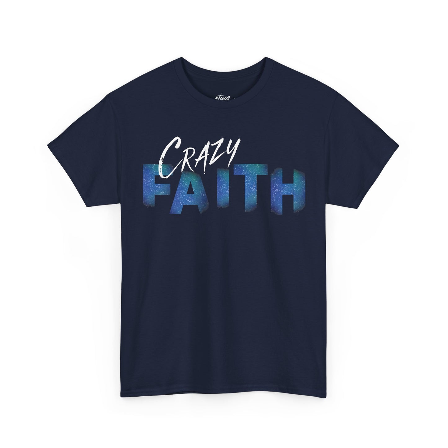 Crazy Faith - Galaxy Print Christian Tee