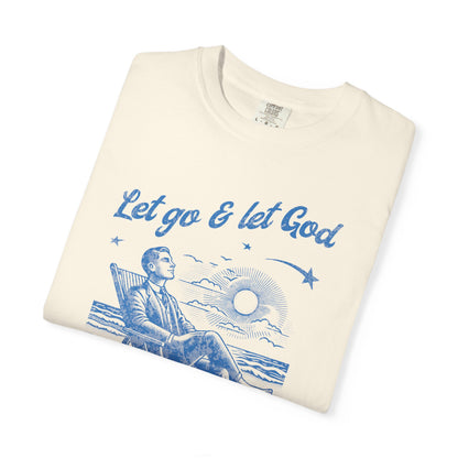 Let Go & Let God - Vintage Beach Faith Tee
