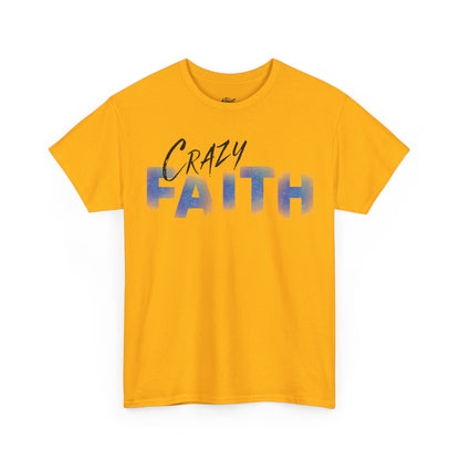 Crazy Faith - Galaxy Print Christian Tee