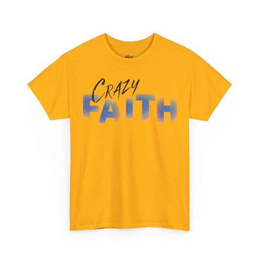 Crazy Faith - Galaxy Print Christian Tee