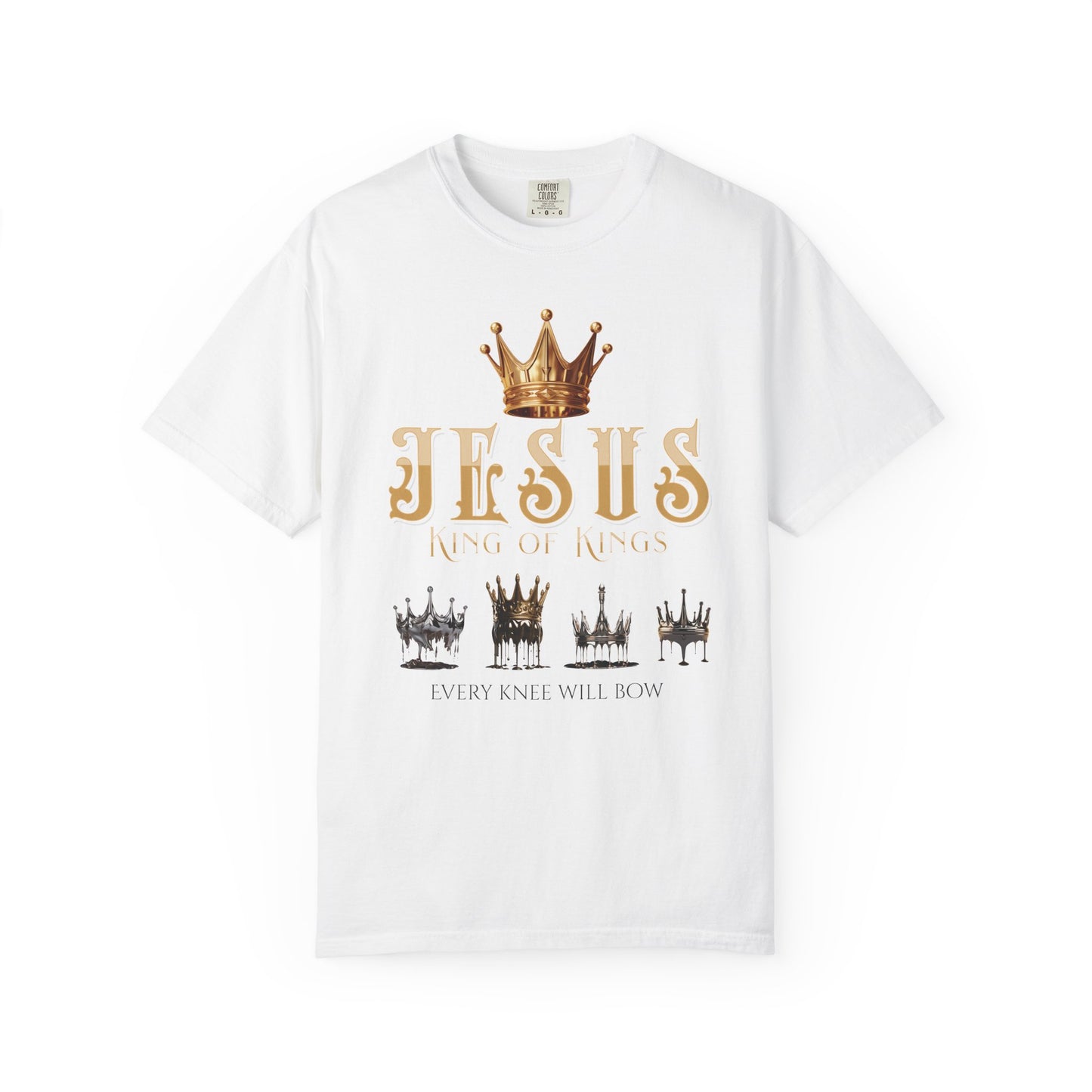 Jesus King of Kings - Every Knee Will Bow Christian Tee