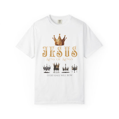 Jesus King of Kings - Every Knee Will Bow Christian Tee