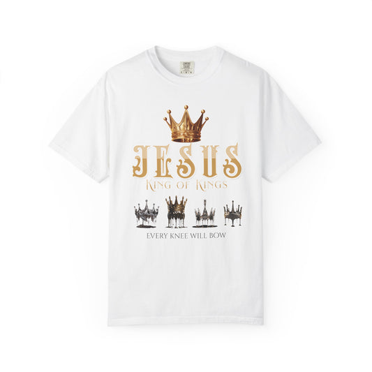 Jesus King of Kings - Every Knee Will Bow Christian Tee