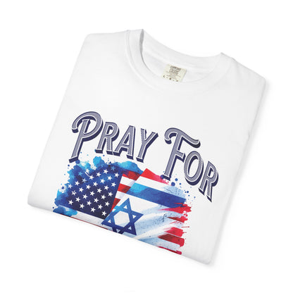 Pray for Israel - Scripture Support Christian Tee
