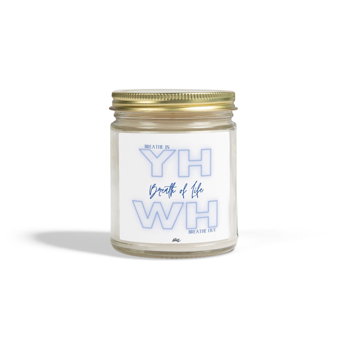 Breathe - YHWH Coconut Apricot Wax Candle (4oz, 9oz)