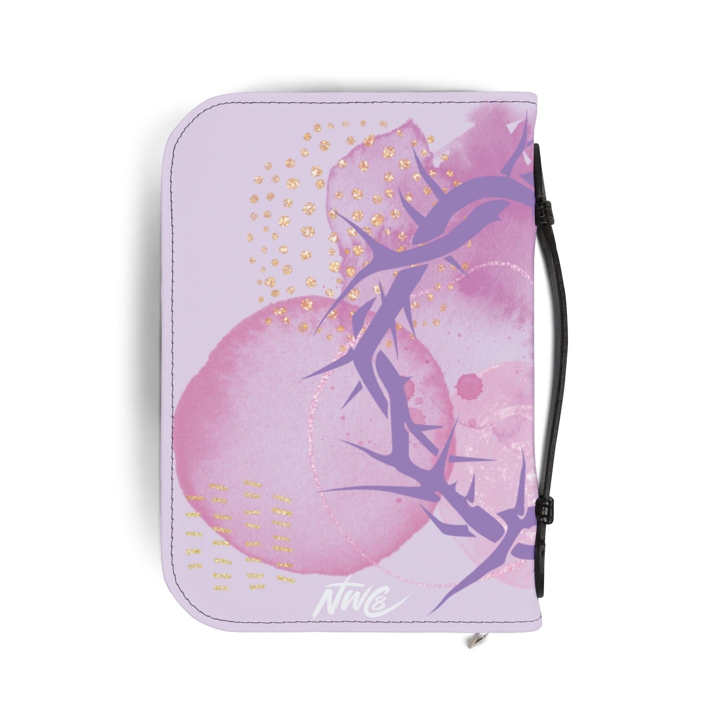 Feminine Faith Watercolor & Crown - Bible Cover