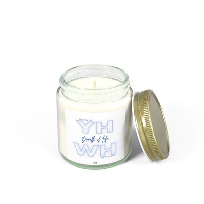 Breathe - YHWH Coconut Apricot Wax Candle (4oz, 9oz)