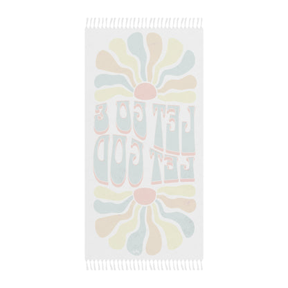 Let Go and Let God - Boho Beach Towel