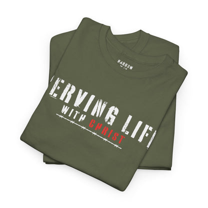 Serving Life with Christ - Scripture Faith Tee