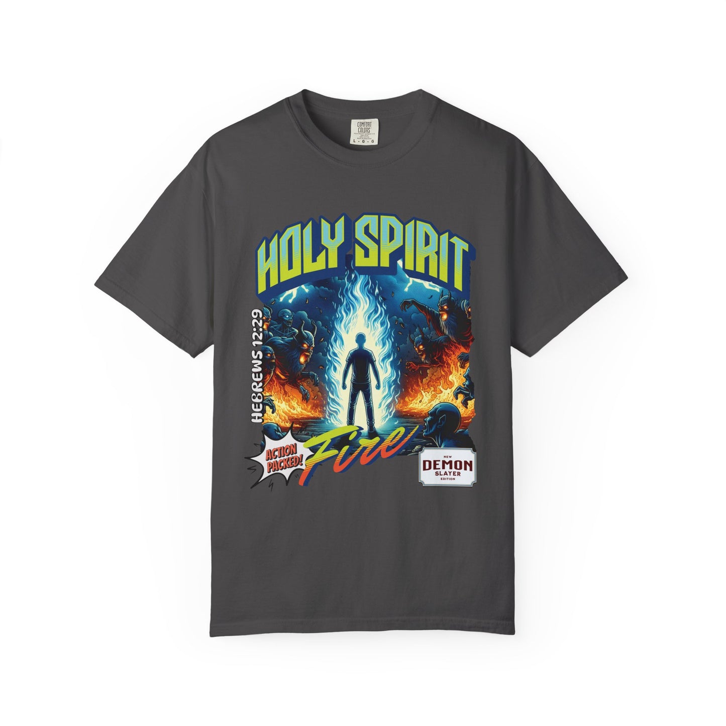 Holy Spirit Fire - Vintage Comic Book Christian Tee