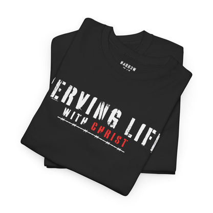 Serving Life with Christ - Scripture Faith Tee