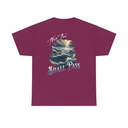 This Too Shall Pass - Ocean Waves Cross Faith Tee