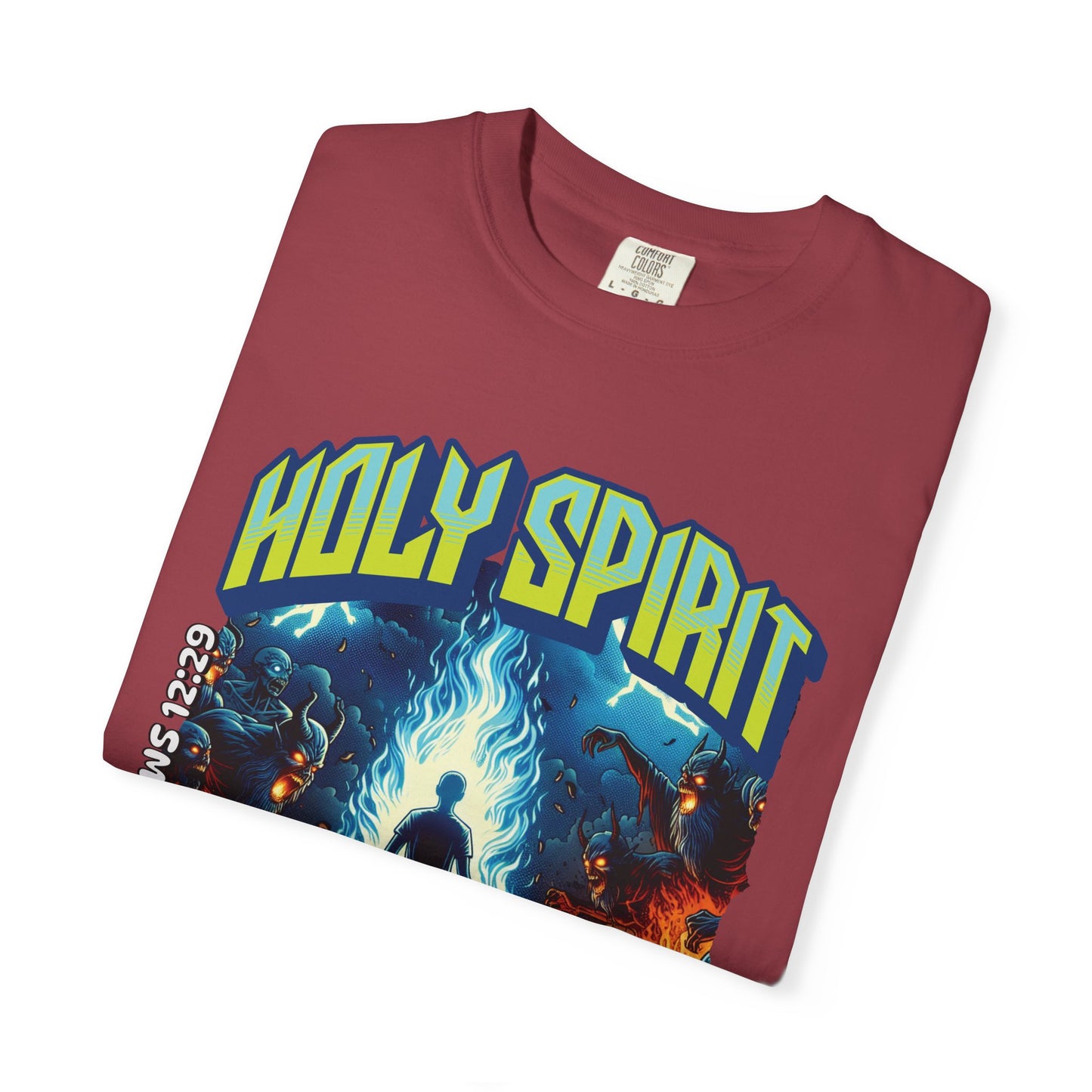 Holy Spirit Fire - Vintage Comic Book Christian Tee