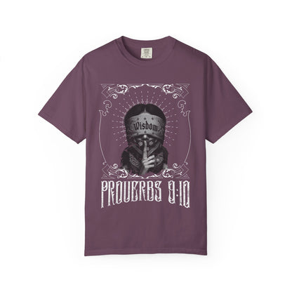 Wisdom - Proverbs 9:10 Christian Graphic T-Shirt