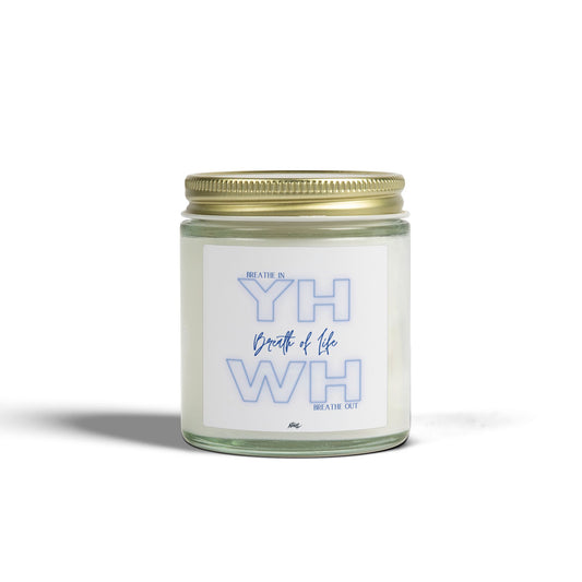 Breathe - YHWH Coconut Apricot Wax Candle (4oz, 9oz)