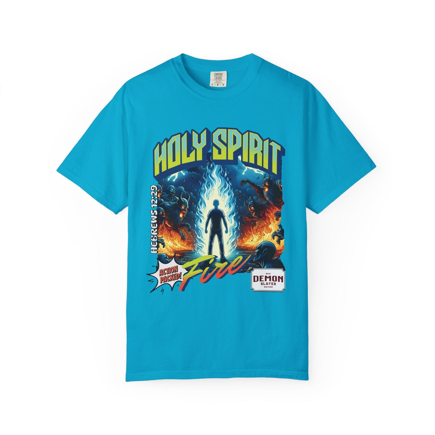 Holy Spirit Fire - Vintage Comic Book Christian Tee