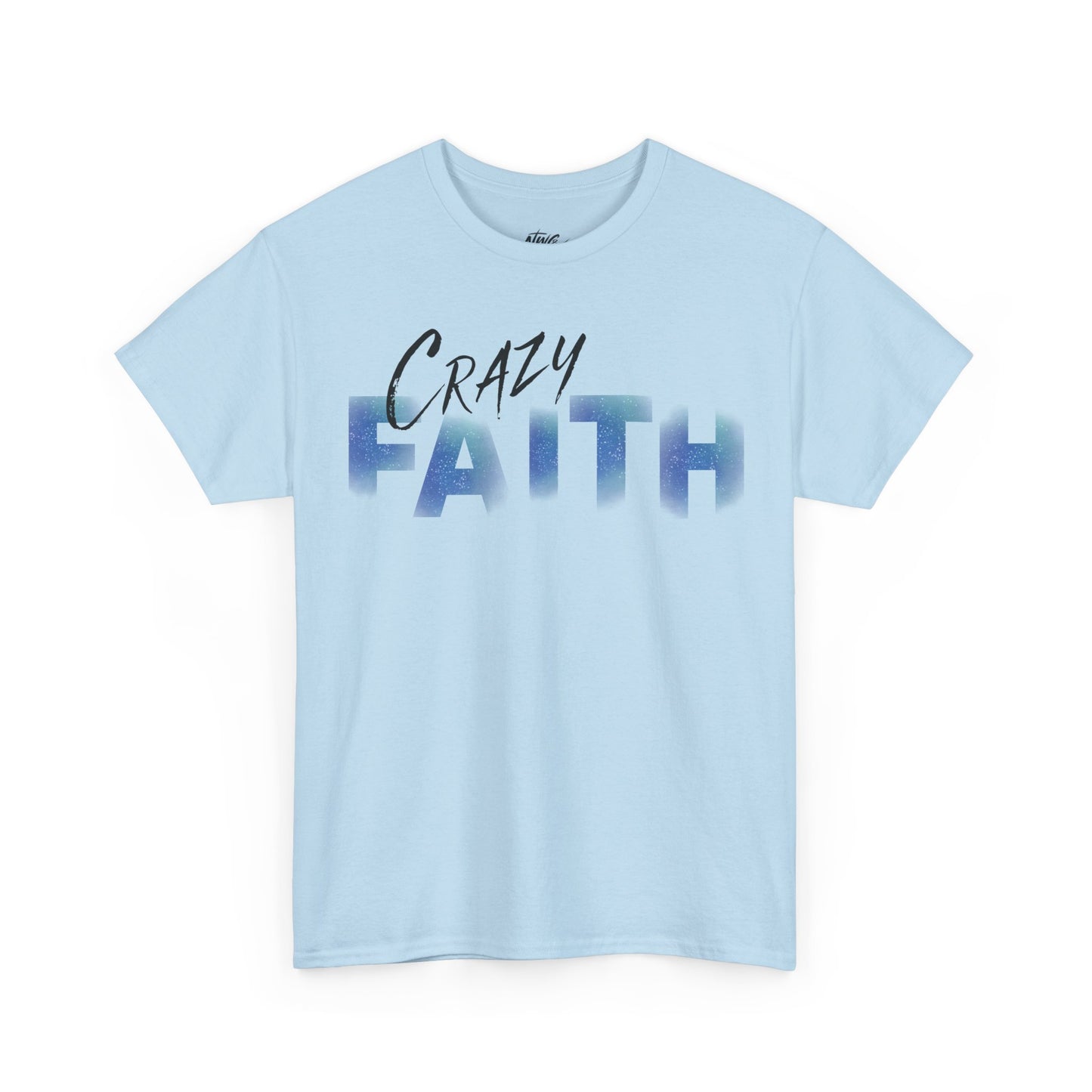 Crazy Faith - Galaxy Print Christian Tee