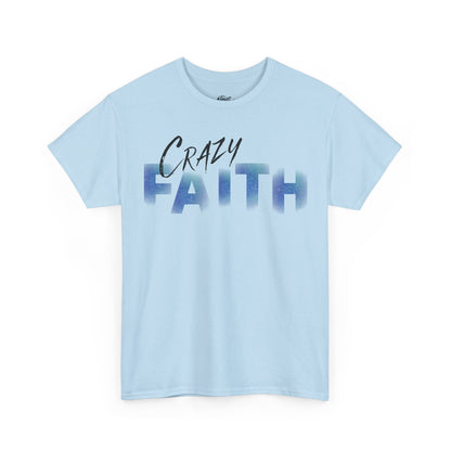 Crazy Faith - Galaxy Print Christian Tee