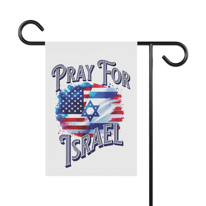 Pray for Israel Garden Banner — Patriotic Unity Flag for Faith & Solidarity