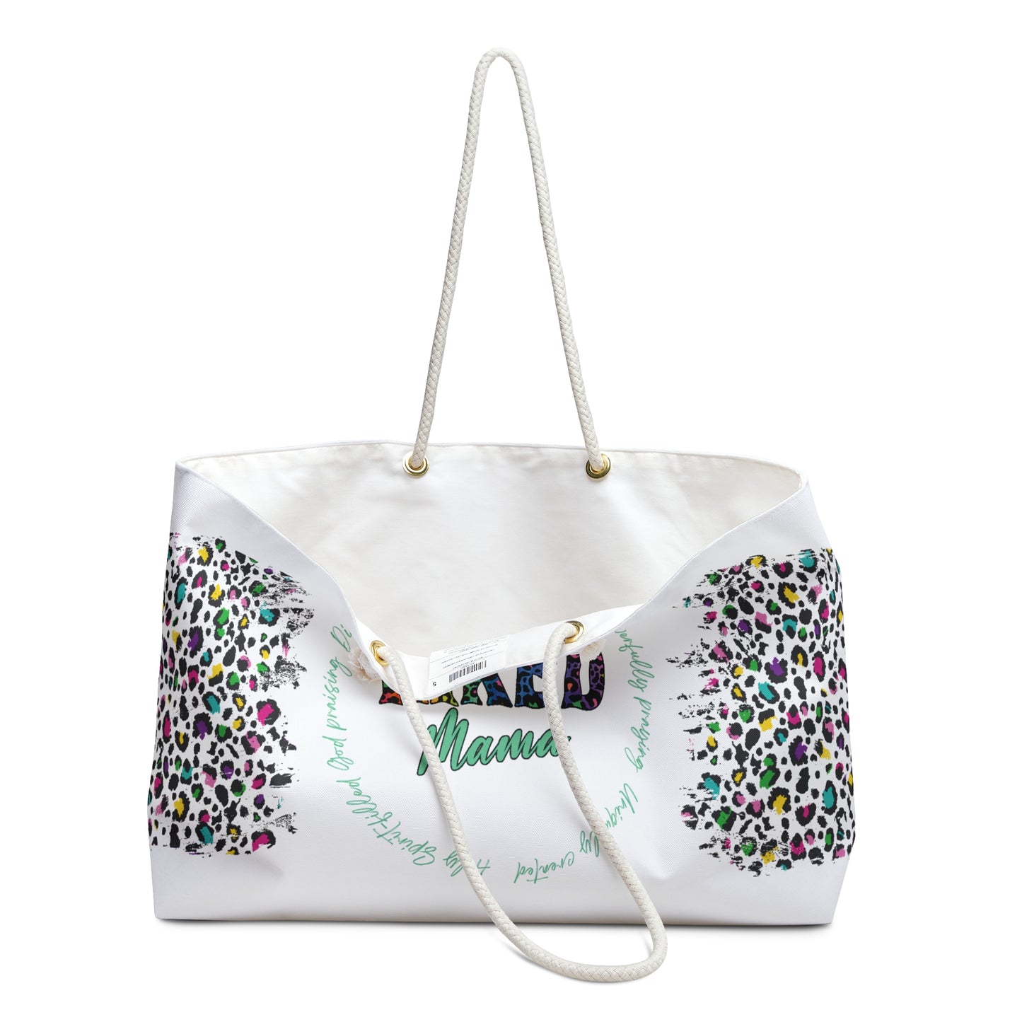 Inked Mama - Cheetah Print Weekender Tote Bag
