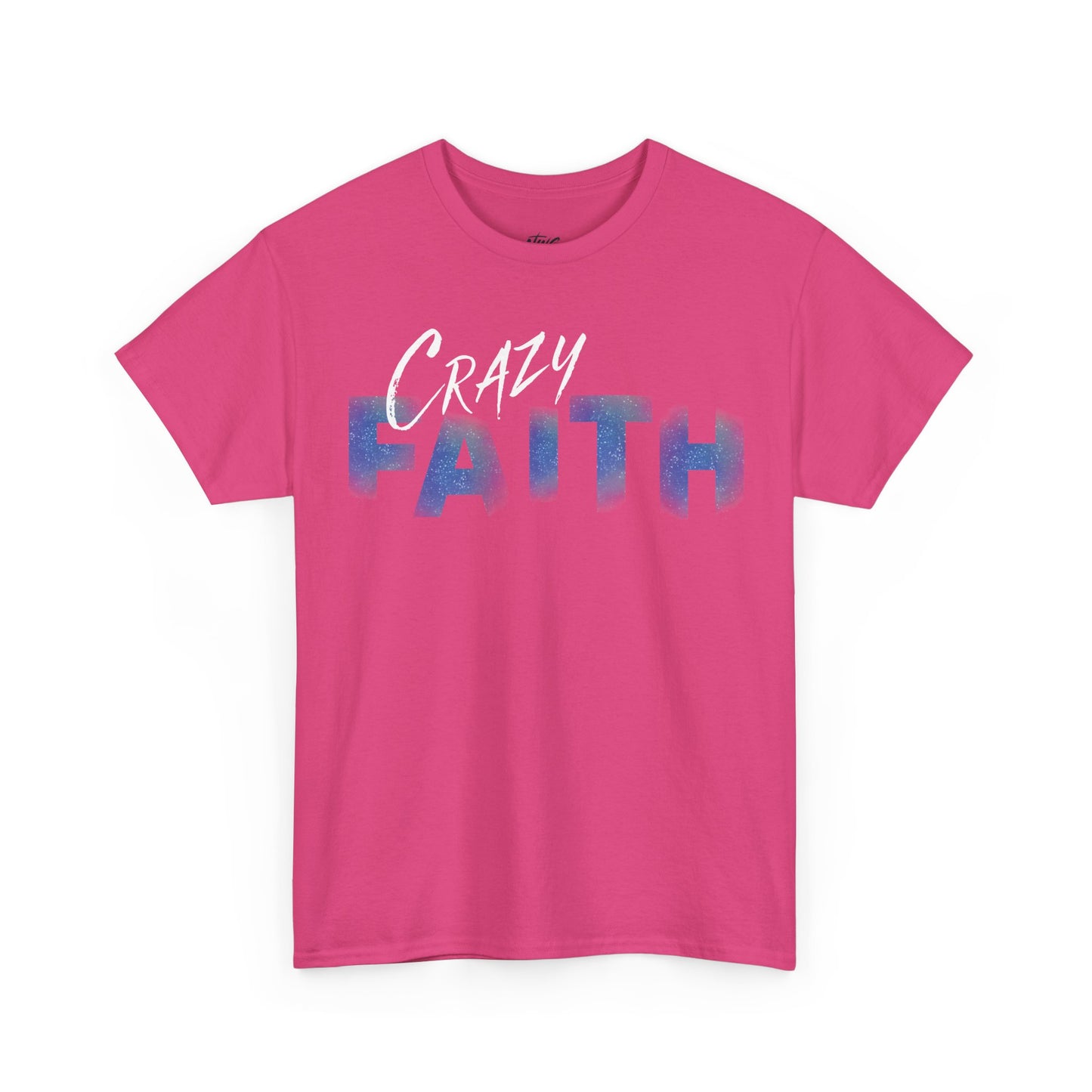 Crazy Faith - Galaxy Print Christian Tee