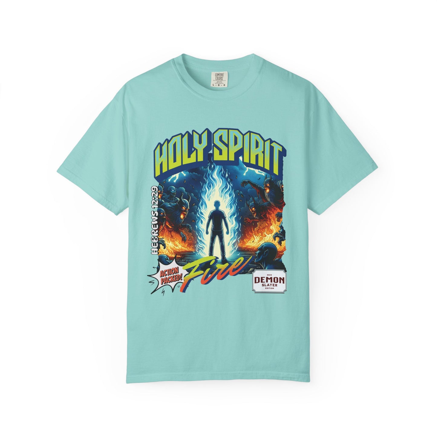 Holy Spirit Fire - Vintage Comic Book Christian Tee