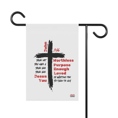 Inspirational Garden Banner — Faith-Based Outdoor Decor That Speaks Life