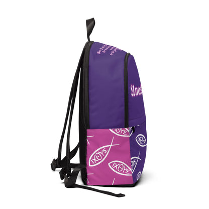 Unashamed Fisher of Men - Tri Color Backpack