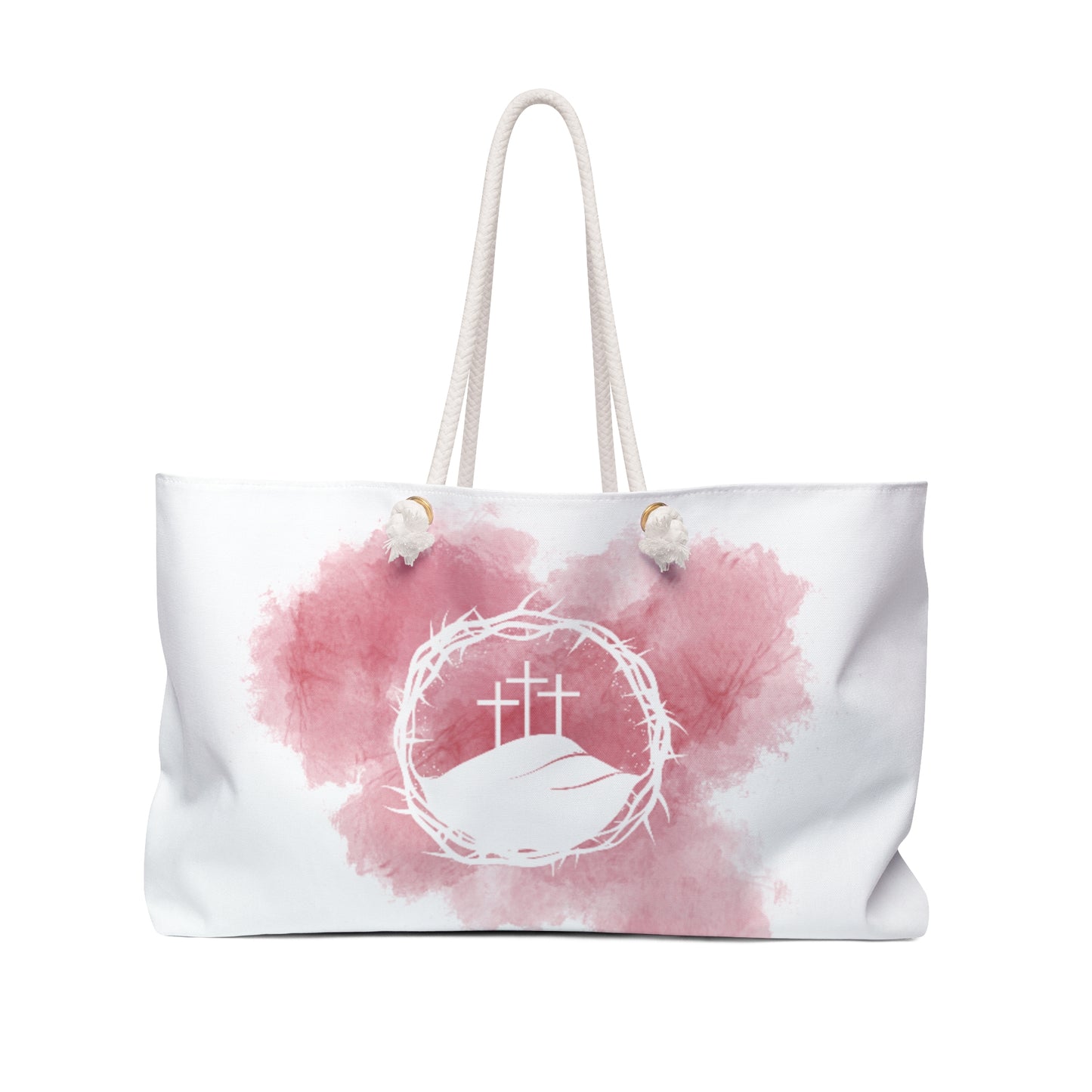 Crown of Thorns Three Cross - Easter Weekender Tote Bag