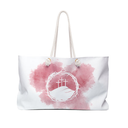 Crown of Thorns Three Cross - Easter Weekender Tote Bag