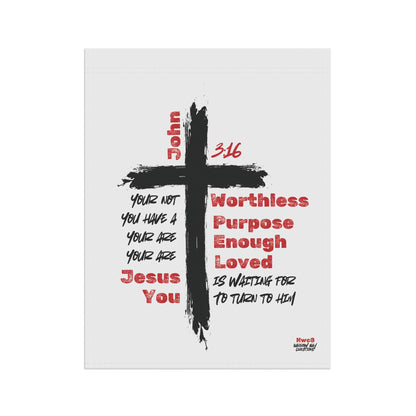 Inspirational Garden Banner — Faith-Based Outdoor Decor That Speaks Life