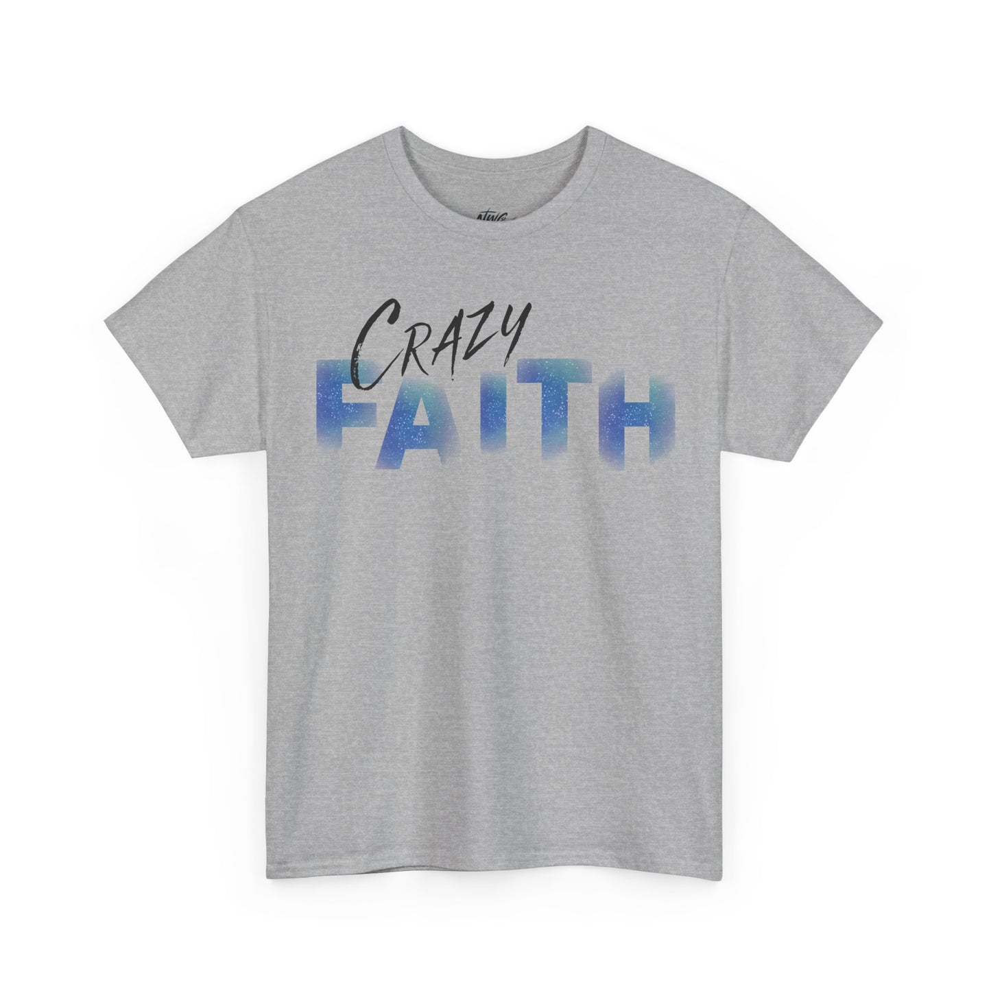 Crazy Faith - Galaxy Print Christian Tee