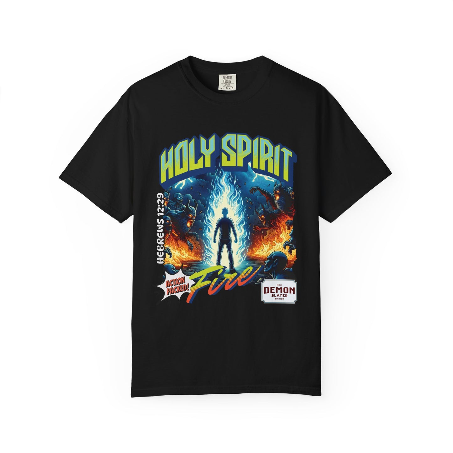 Holy Spirit Fire - Vintage Comic Book Christian Tee