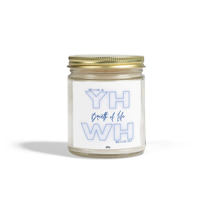 Breathe - YHWH Coconut Apricot Wax Candle (4oz, 9oz)