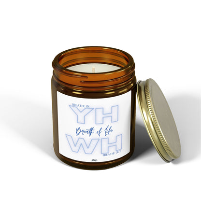Breathe - YHWH Coconut Apricot Wax Candle (4oz, 9oz)