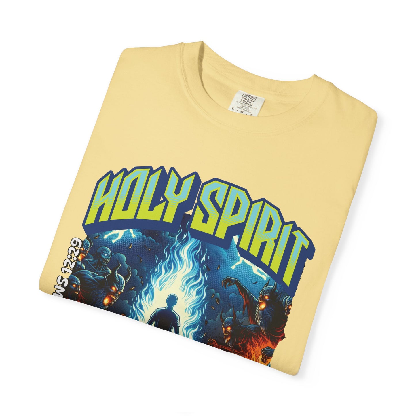 Holy Spirit Fire - Vintage Comic Book Christian Tee