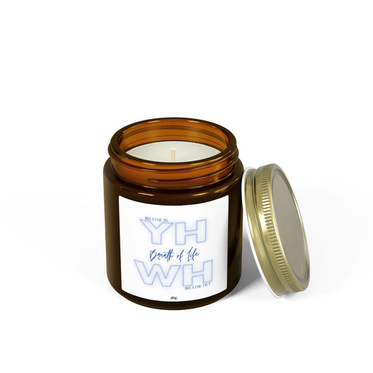 Breathe - YHWH Coconut Apricot Wax Candle (4oz, 9oz)