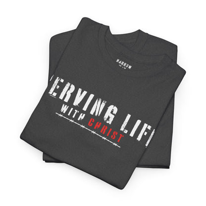 Serving Life with Christ - Scripture Faith Tee