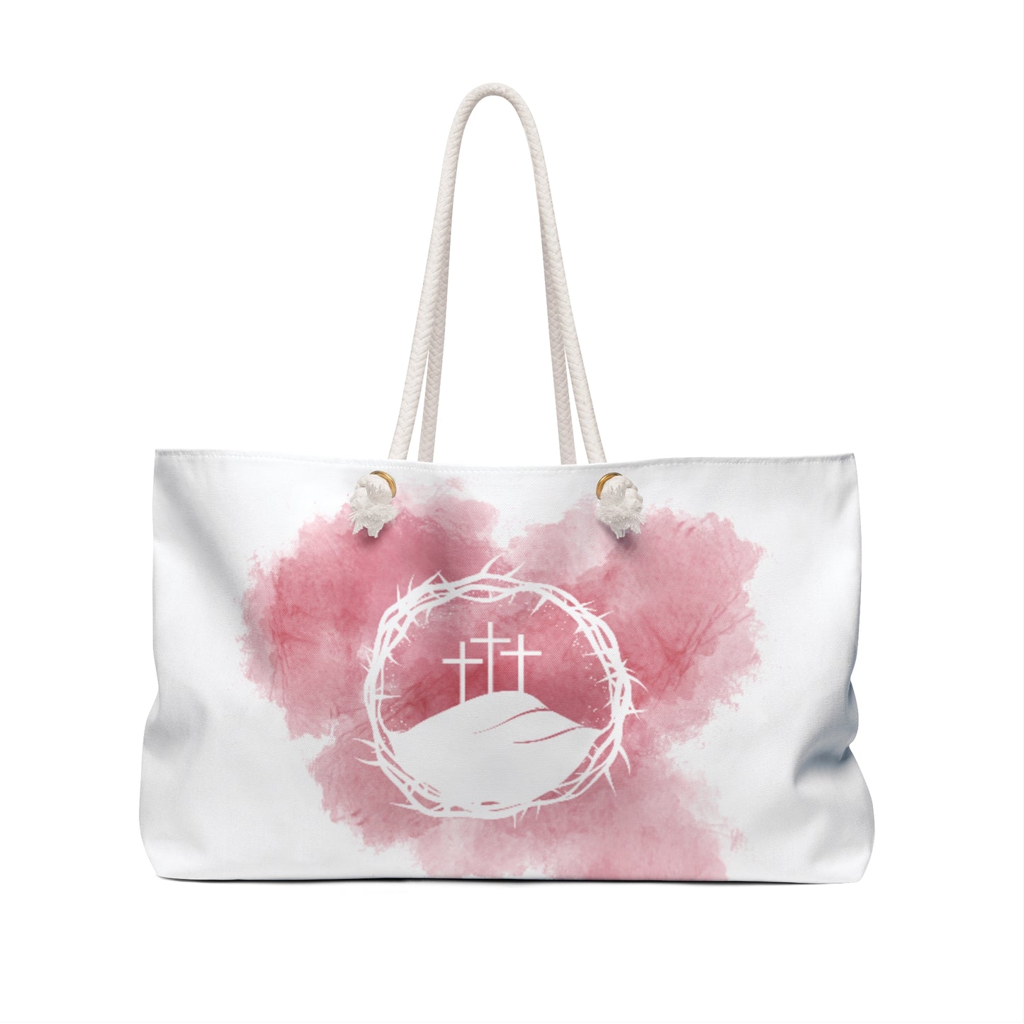 Crown of Thorns Three Cross - Easter Weekender Tote Bag
