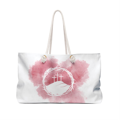 Crown of Thorns Three Cross - Easter Weekender Tote Bag