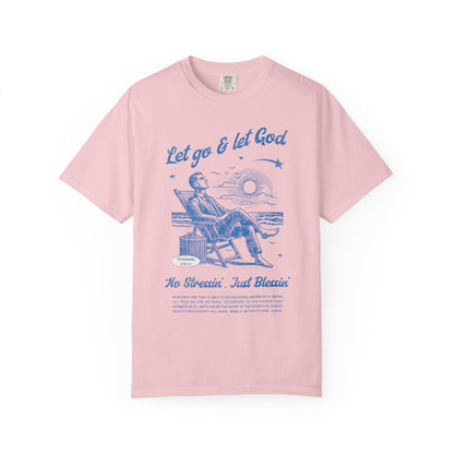 Let Go & Let God - Vintage Beach Faith Tee