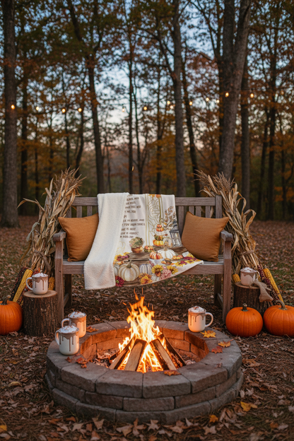 I Will Give You Rest - Matthew 11:28-30 Fall Sherpa Blanket