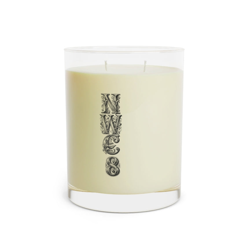 King Jesus Elegant Decorative Script 11oz Candle