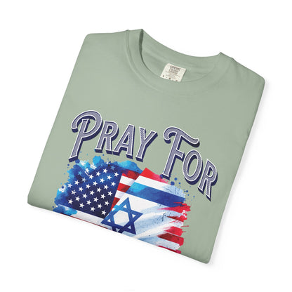 Pray for Israel - Scripture Support Christian Tee